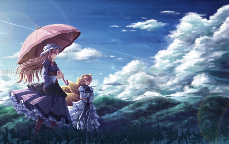 求此东方project壁纸高清大图