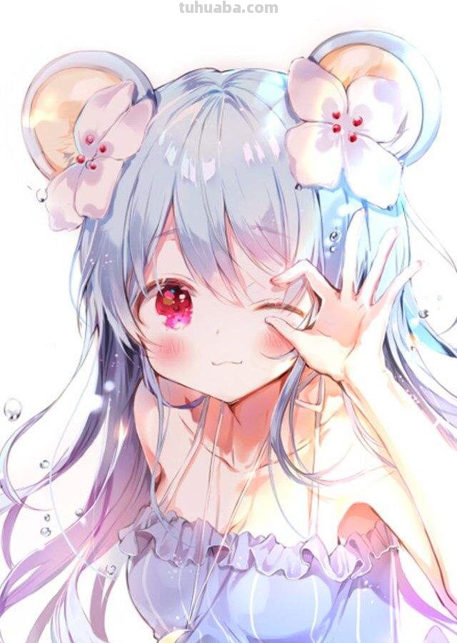 戴着草帽的女孩穿着白裙和一个人在海边走的图,二次元的?