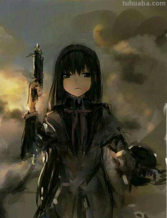 谁有魔法少女小圆晓美焰的壁纸或者头像之类的图片?