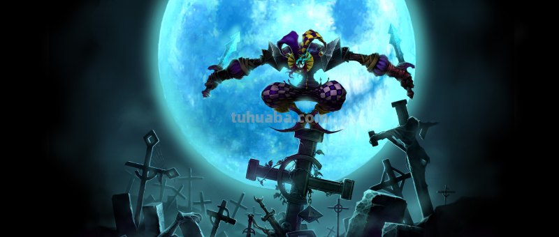 lol1366x768的高清恶魔小丑的壁纸能给几张给几张,一定要是恶魔小丑...