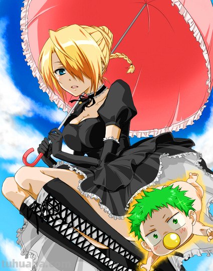 求恶魔奶爸, 希露迪·加尔达的高清图桌面壁纸同人图也可以,越多越好...