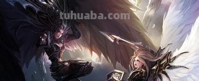 ...或者一边是天使另一边是恶魔的图片 我要做壁纸