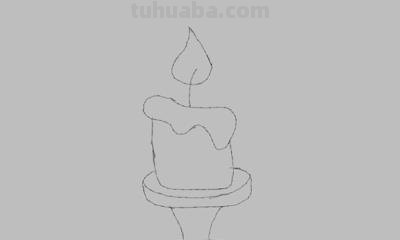 蜡烛怎么画 彩铅（蜡烛怎么画 彩铅画）