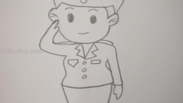 警察怎么画全身简笔画（画警察的简笔画）