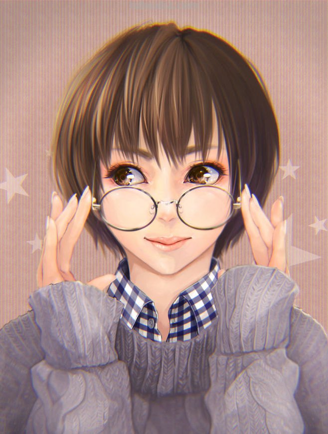 你喜欢戴眼镜的女孩吗?为什么?