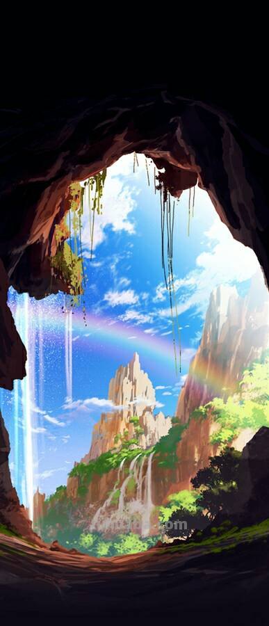 求二次元美图,那种景色的,要超清!!!电脑壁纸否则放大看全是像素