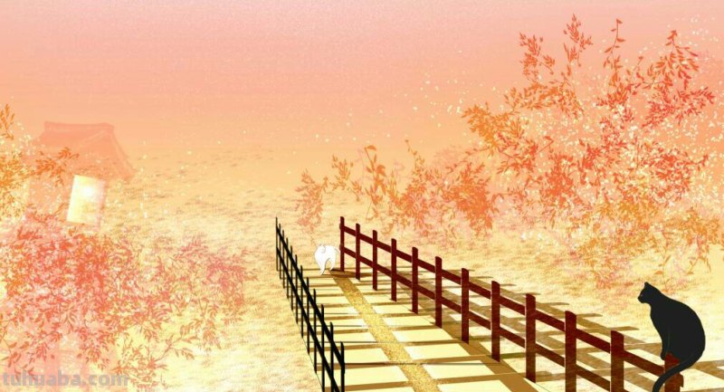 求二次元美图,那种景色的,要超清!!!电脑壁纸否则放大看全是像素