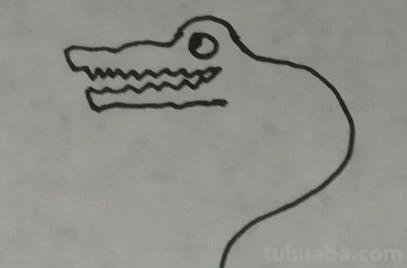 鳄鱼怎么画简笔画图片（鳄鱼怎么画简笔画图片 可怕）