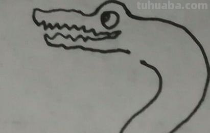 鳄鱼怎么画简笔画图片（鳄鱼怎么画简笔画图片 可怕）