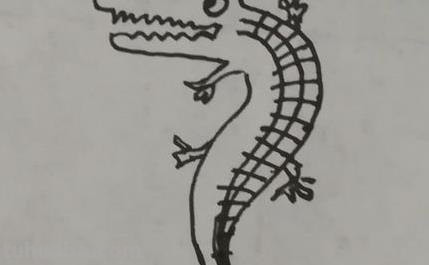 鳄鱼怎么画简笔画图片（鳄鱼怎么画简笔画图片 可怕）