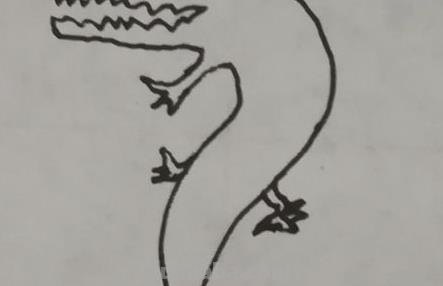 鳄鱼怎么画简笔画图片（鳄鱼怎么画简笔画图片 可怕）