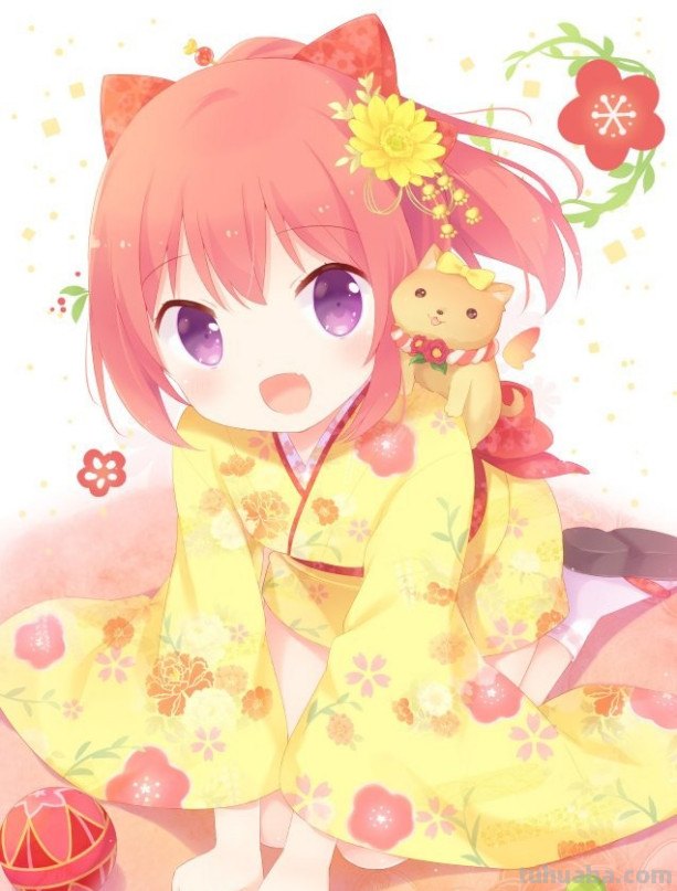 求个背靠栏杆的猫耳娘壁纸。