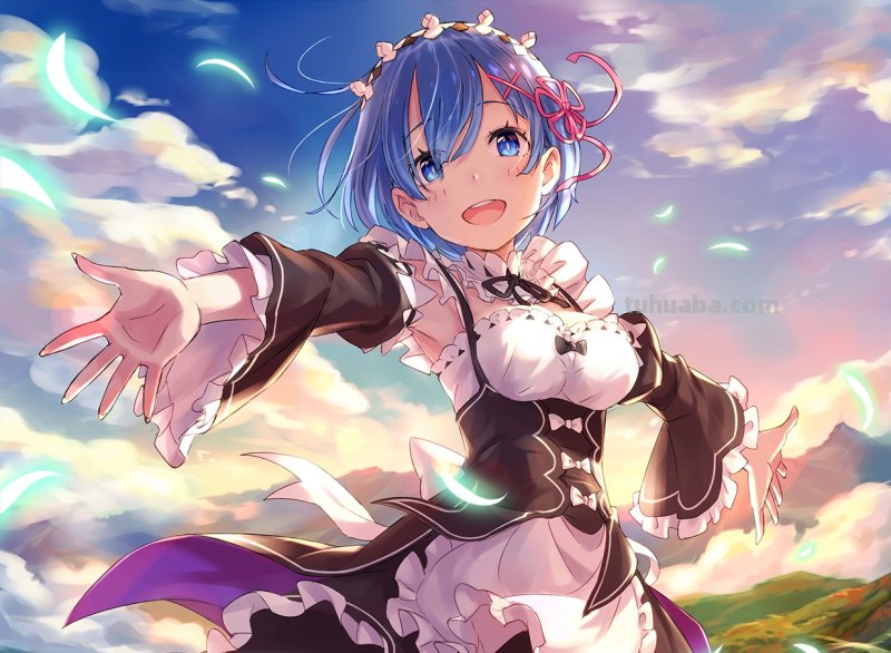 求这张蕾姆的1920*1080的图片,做电脑壁纸的,谢谢