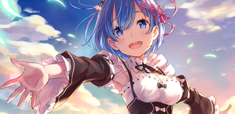 求这张蕾姆的1920*1080的图片,做电脑壁纸的,谢谢