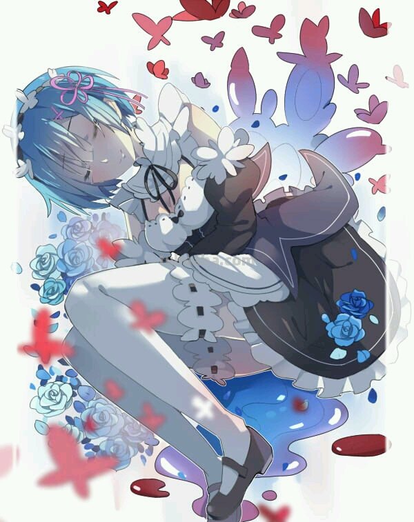 求拉姆蕾姆高清壁纸 如下图的这两种 求这两张高清壁纸 谢谢各位老司