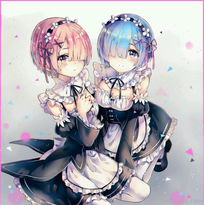 求拉姆蕾姆高清壁纸 如下图的这两种 求这两张高清壁纸 谢谢各位老司