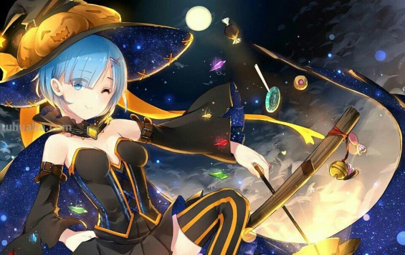 求暗黑系蕾姆图片 可以做手机壁纸的那种