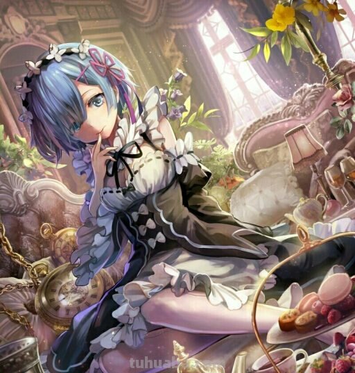 求暗黑系蕾姆图片 可以做手机壁纸的那种