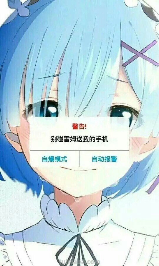 求暗黑系蕾姆图片 可以做手机壁纸的那种