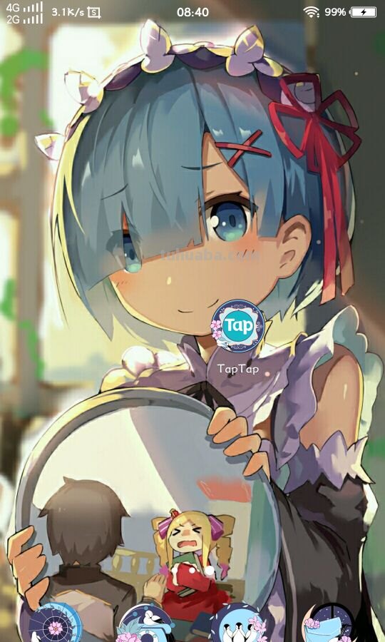 求这张蕾姆壁纸高清原图!