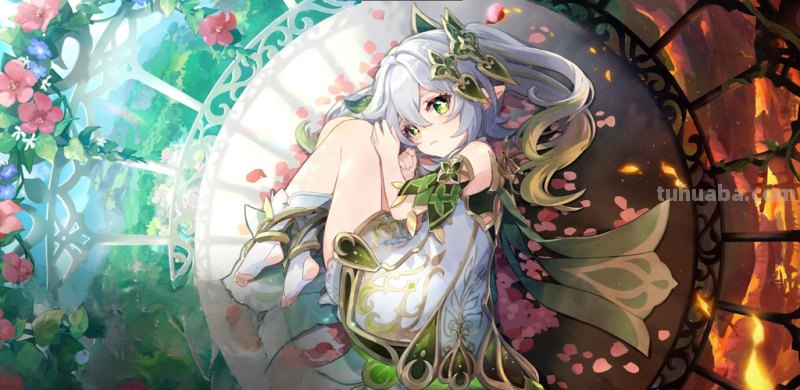 原神草神纳西妲立绘及背景分享（纳西妲壁纸高清）