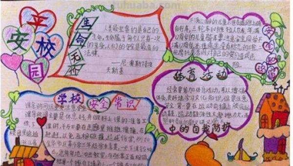 安全手抄报边框怎么画（安全手抄报边框怎么画好看）