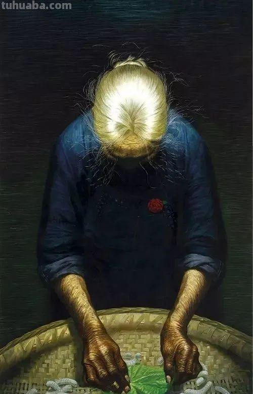 川美原院长罗中立，一幅油画《春蚕》拍出了4370万元的天价，牛逼