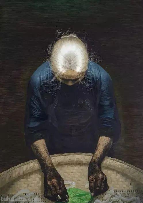 川美原院长罗中立，一幅油画《春蚕》拍出了4370万元的天价，牛逼