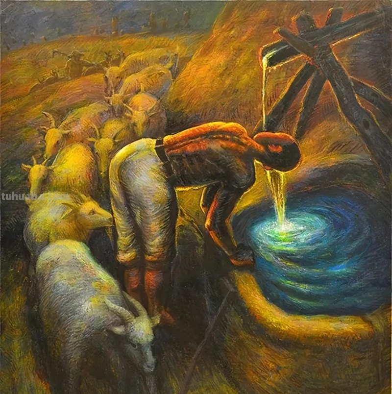 川美原院长罗中立，一幅油画《春蚕》拍出了4370万元的天价，牛逼