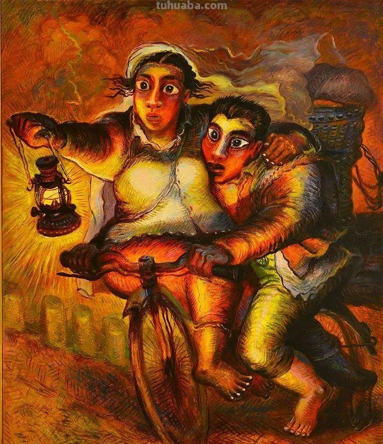 川美原院长罗中立，一幅油画《春蚕》拍出了4370万元的天价，牛逼