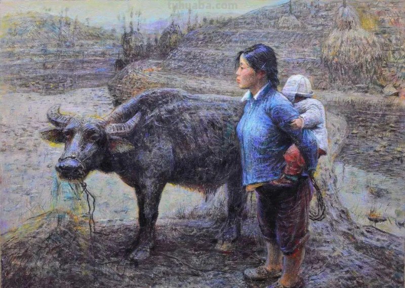 川美原院长罗中立，一幅油画《春蚕》拍出了4370万元的天价，牛逼