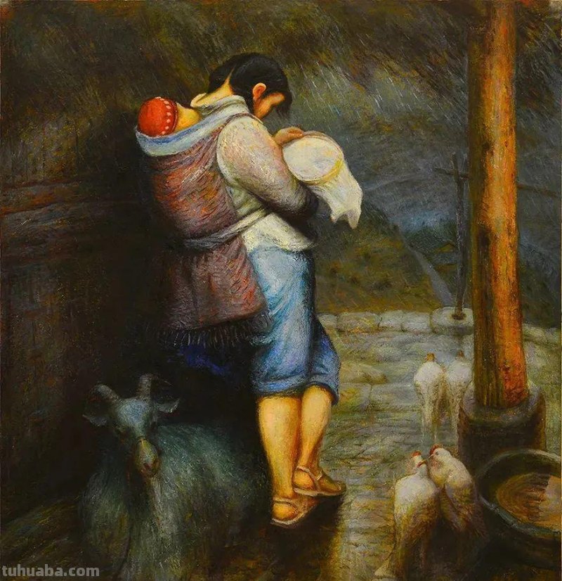 川美原院长罗中立，一幅油画《春蚕》拍出了4370万元的天价，牛逼