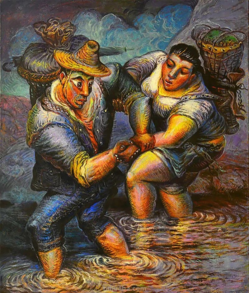 川美原院长罗中立，一幅油画《春蚕》拍出了4370万元的天价，牛逼