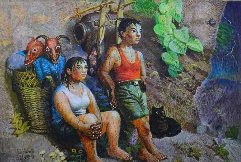 川美原院长罗中立，一幅油画《春蚕》拍出了4370万元的天价，牛逼