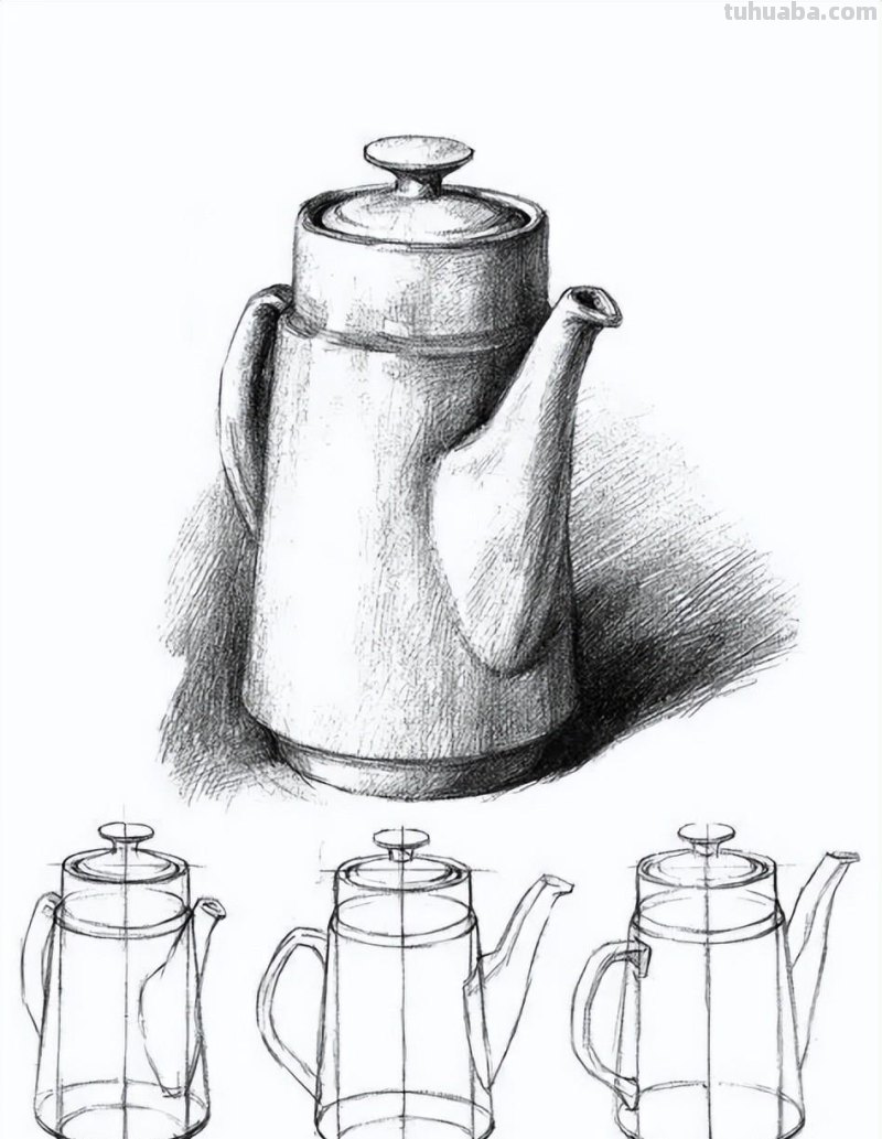 静物素描的详细教程，手把手教你学画素描