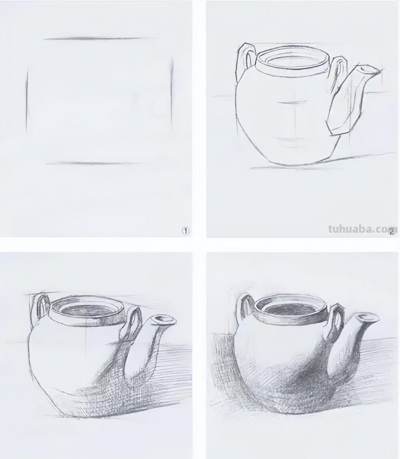 静物素描的详细教程，手把手教你学画素描