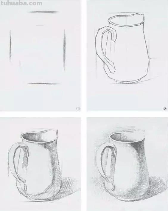 静物素描的详细教程，手把手教你学画素描