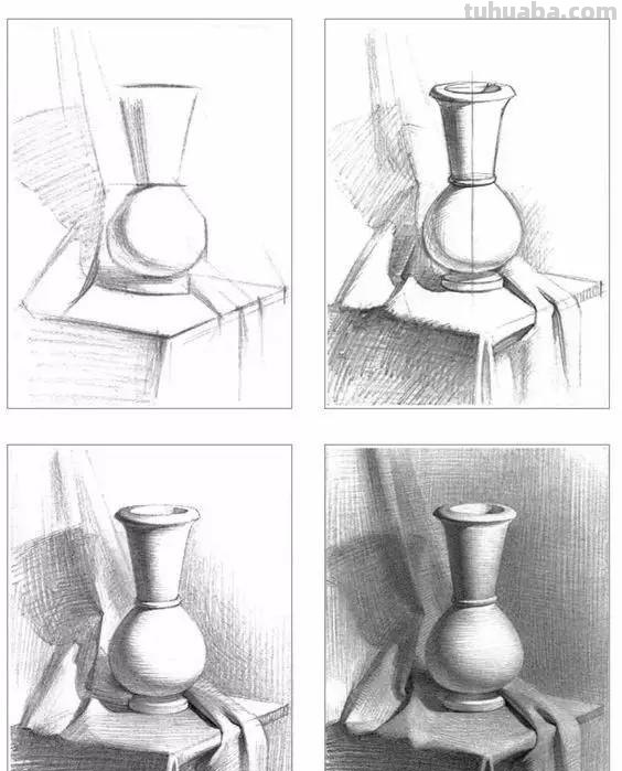 静物素描的详细教程，手把手教你学画素描
