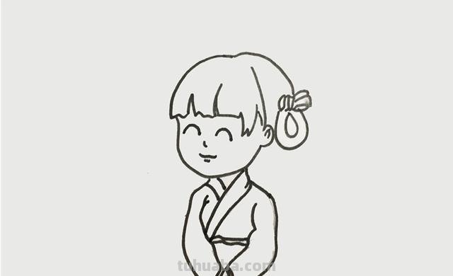 古风简笔画怎么画（古风简笔画怎么画,汉服）