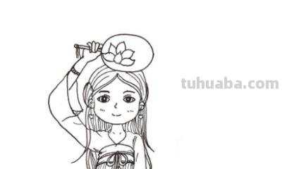 古风简笔画怎么画（古风简笔画怎么画,汉服）