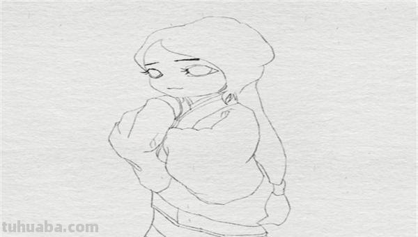 古风简笔画怎么画（古风简笔画怎么画,汉服）