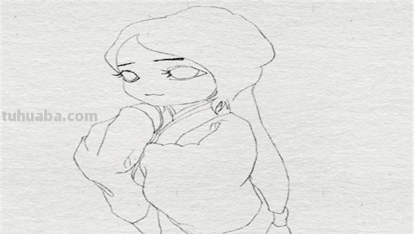 古风简笔画怎么画（古风简笔画怎么画,汉服）