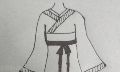 古风简笔画怎么画（古风简笔画怎么画,汉服）