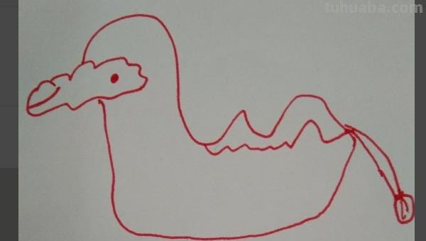 骆驼怎么画简笔画图片（骆驼怎么画简笔画图片简单可爱）