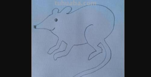 简笔画老鼠怎么画（简笔画老鼠怎么画用数字）