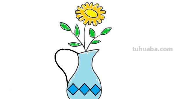 花怎么画又漂亮简笔画（花怎么画又漂亮简笔画图片）
