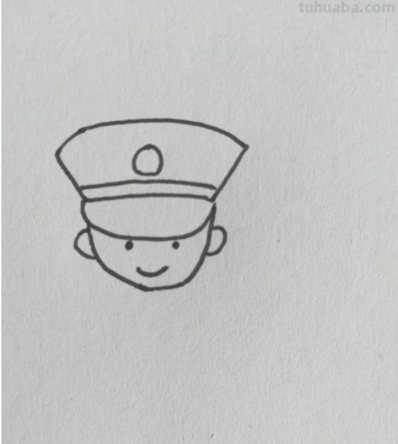 怎么画警察简笔画（怎么画警察简笔画 有色彩）