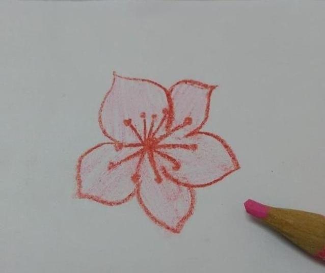 桃花怎么画简笔画图画(桃花怎么画简笔画图画既简单又好看) 桃花怎么画简笔画图画(桃花怎么画简笔画图画既简单又好看)