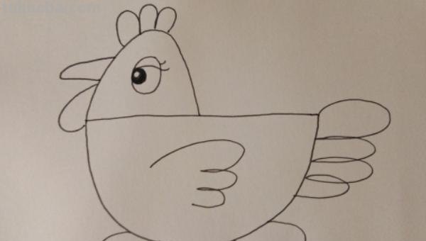 怎么画鸡的简笔画(怎么画鸡的简笔画图片) 怎么画鸡的简笔画(怎么画鸡的简笔画图片)