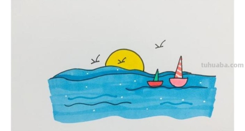 怎么画大海的彩铅画(怎么画大海的彩铅画图片) 怎么画大海的彩铅画(怎么画大海的彩铅画图片)